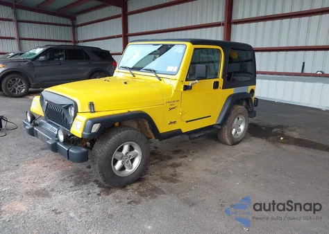 2001 Jeep Wrangler Sport из США, поврежденный, VIN 1J4FA49S81P370778